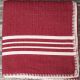 Marmara Imports Turkish Farmer's Stitch Bordeaux Blanket