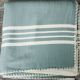 Marmara Imports Turkish Farmer's Stitch Sea Green Blanket