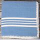 Marmara Imports Turkish Farmer's Stitch Sky Blue Blanket