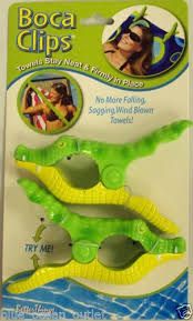 Boca Beach Towel Clip - Alligator