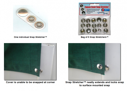 Canvas Cover Snap Stetchers Images and Instructions