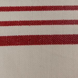 Marmara Imports Turkish Towels - Aegean Ecru - Ecru with Bordeaux Stripes
