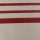 Marmara Imports Turkish Towels - Aegean Ecru - Ecru with Bordeaux Stripes