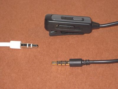 Lapel Microphone Adapter (White)-1