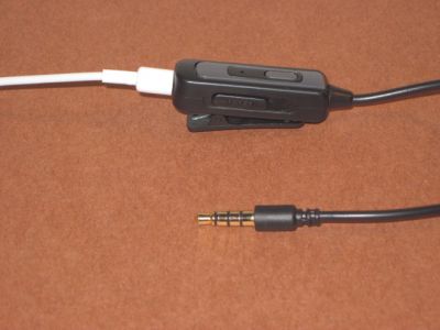 Lapel Microphone Adapter (White)-1