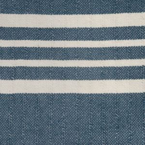 Marmara Imports Turkish Towels - Aegean Ecru - Navy with Ecru