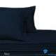 Quahog Bay V-Berth Boat Sheets / Sailboat Interiors - Navy Blue