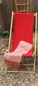 Marmara Imports Turkish Towels - Newport Red with White Stripe