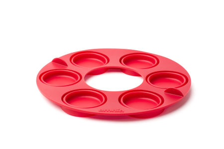 Omnia Stove Top Oven Muffin Ring/Tray folded down