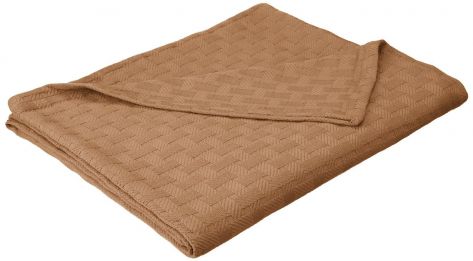 Quahog Bay Universal 100% Cotton V-Berth Taupe Blanket