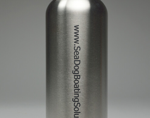 Stainless Steel Water Bottle 0.75 Liter with Loop Top Lid