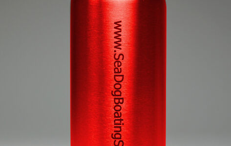 Bison Aluminum 1.0 Liter water bottle (Red)
