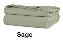 Quahog Bay Universal Fleece V-Berth Sage Fleece Blanket