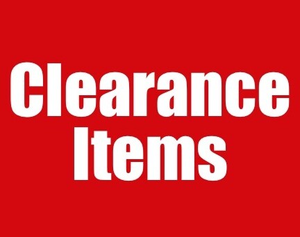 Clearance Items - Limited Quantities