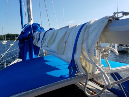 Mainsail Leech Port Side